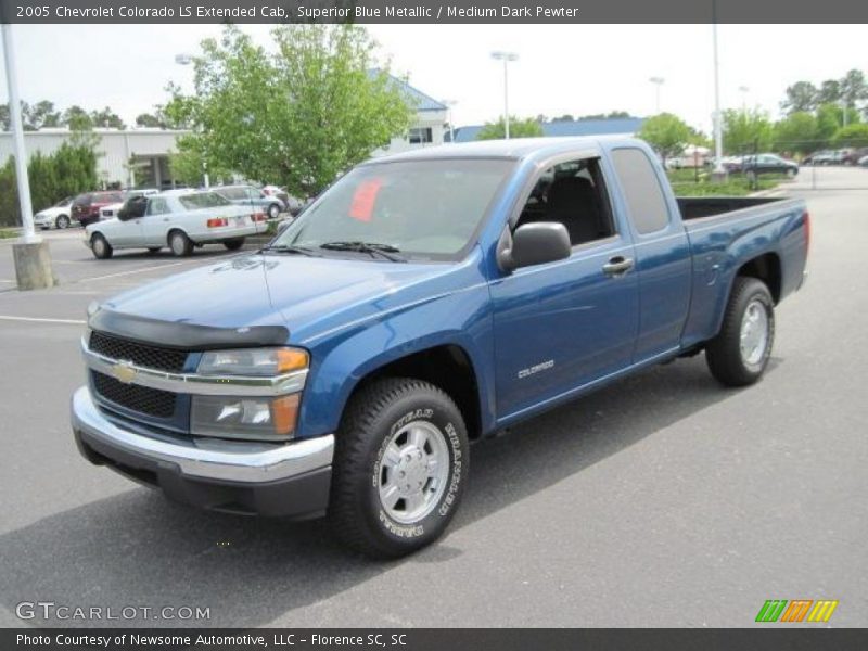 Superior Blue Metallic / Medium Dark Pewter 2005 Chevrolet Colorado LS Extended Cab