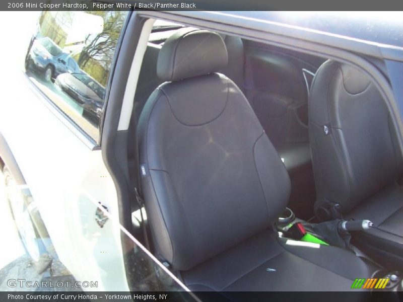 Pepper White / Black/Panther Black 2006 Mini Cooper Hardtop