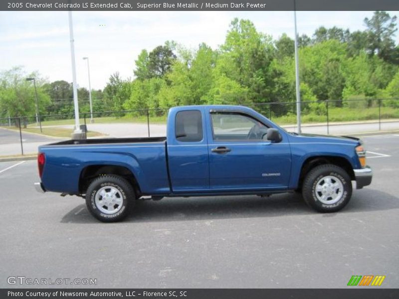 Superior Blue Metallic / Medium Dark Pewter 2005 Chevrolet Colorado LS Extended Cab