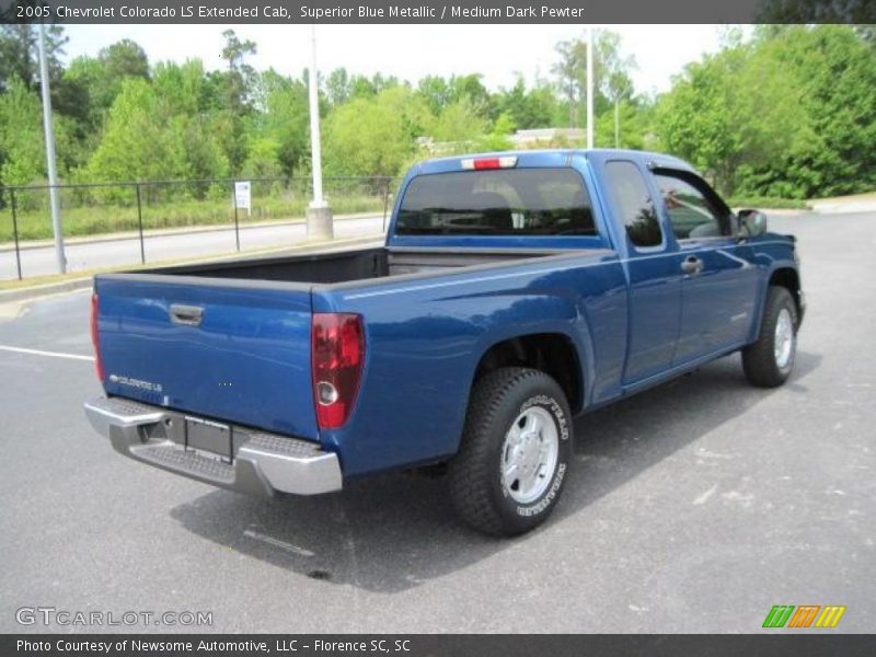 Superior Blue Metallic / Medium Dark Pewter 2005 Chevrolet Colorado LS Extended Cab