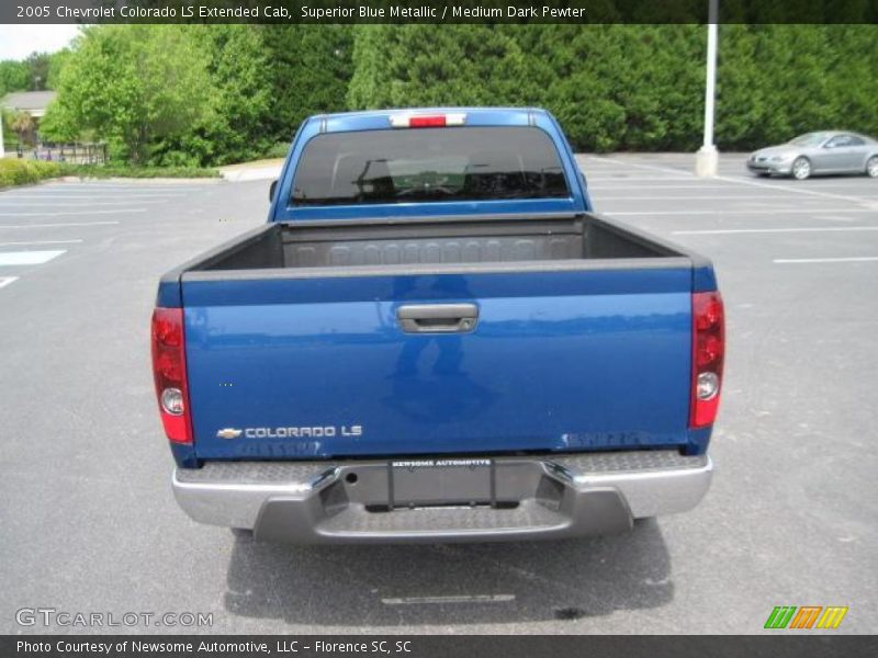 Superior Blue Metallic / Medium Dark Pewter 2005 Chevrolet Colorado LS Extended Cab