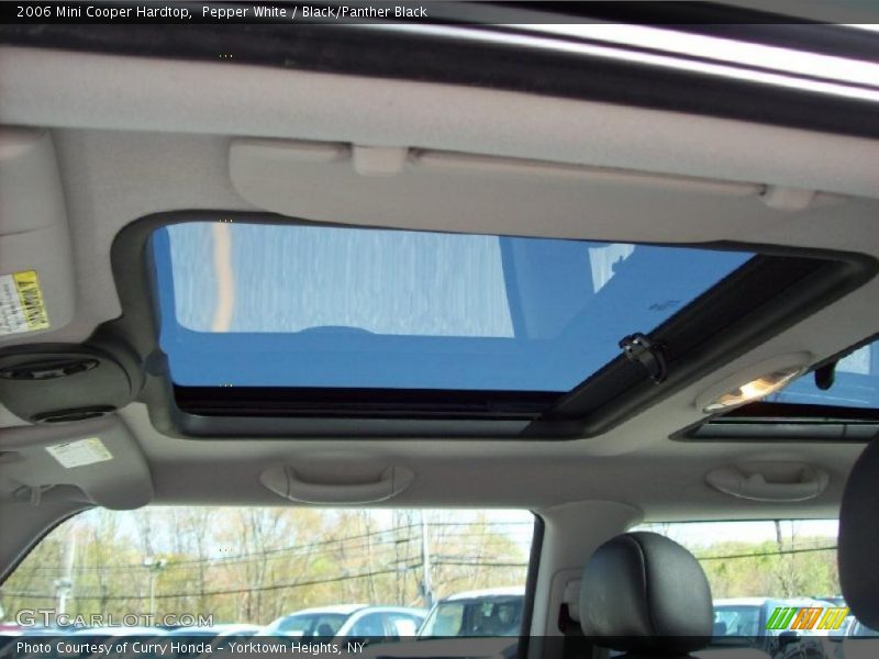 Pepper White / Black/Panther Black 2006 Mini Cooper Hardtop