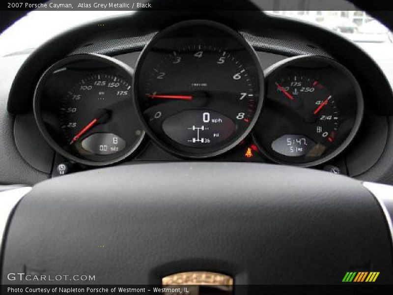 Atlas Grey Metallic / Black 2007 Porsche Cayman