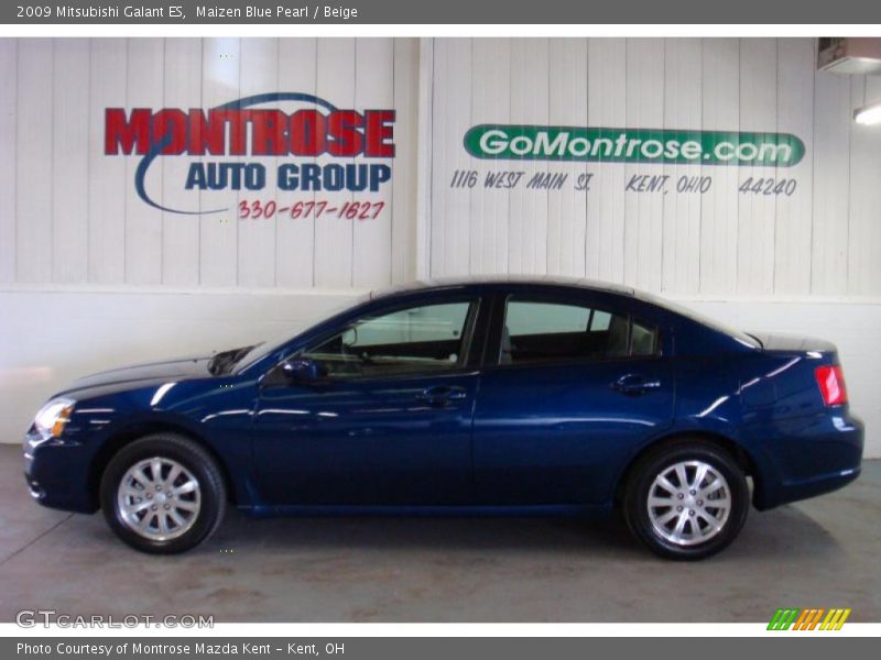Maizen Blue Pearl / Beige 2009 Mitsubishi Galant ES