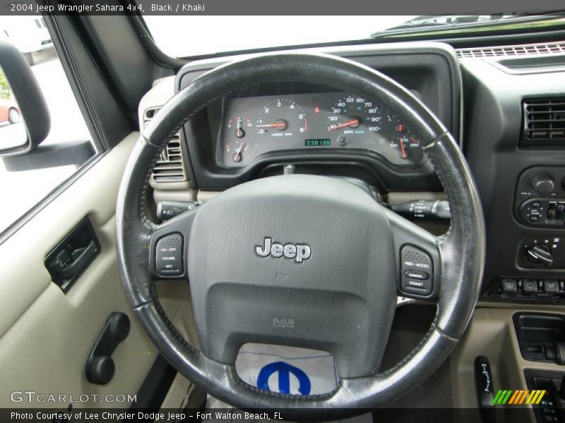 Black / Khaki 2004 Jeep Wrangler Sahara 4x4