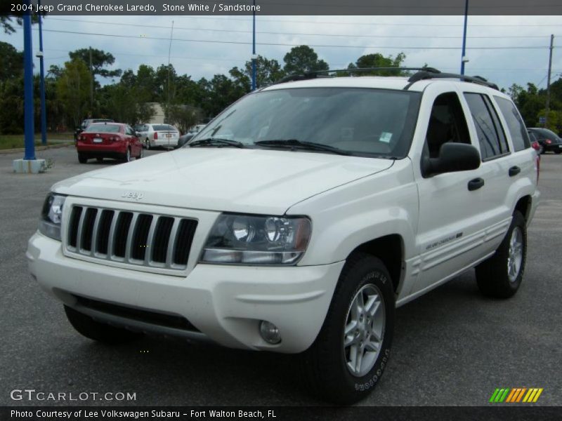 Stone White / Sandstone 2004 Jeep Grand Cherokee Laredo