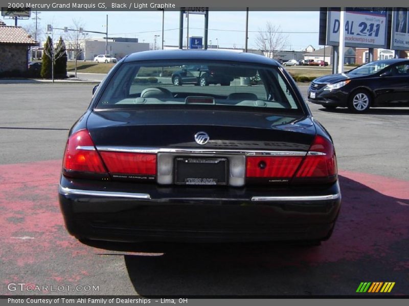Black / Light Graphite 2000 Mercury Grand Marquis GS