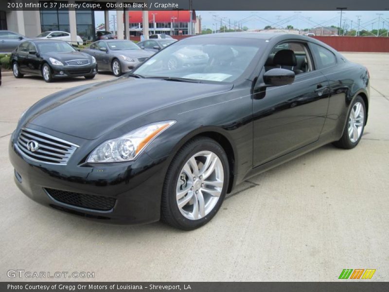Obsidian Black / Graphite 2010 Infiniti G 37 Journey Coupe