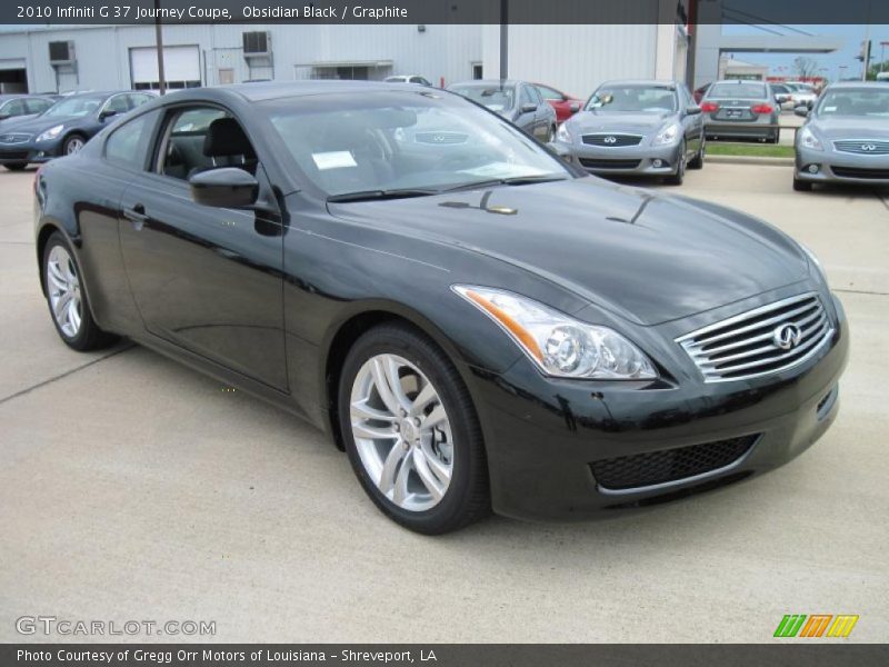 Obsidian Black / Graphite 2010 Infiniti G 37 Journey Coupe