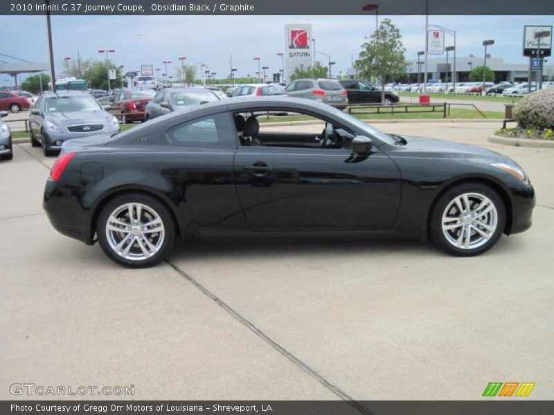 Obsidian Black / Graphite 2010 Infiniti G 37 Journey Coupe