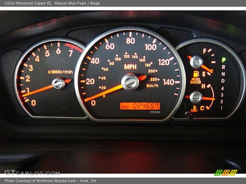 Maizen Blue Pearl / Beige 2009 Mitsubishi Galant ES
