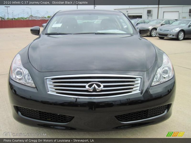 Obsidian Black / Graphite 2010 Infiniti G 37 Journey Coupe