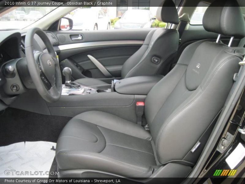 Obsidian Black / Graphite 2010 Infiniti G 37 Journey Coupe