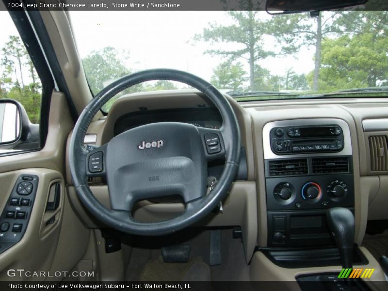 Stone White / Sandstone 2004 Jeep Grand Cherokee Laredo