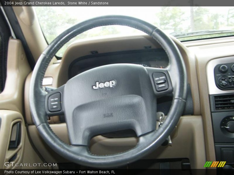 Stone White / Sandstone 2004 Jeep Grand Cherokee Laredo
