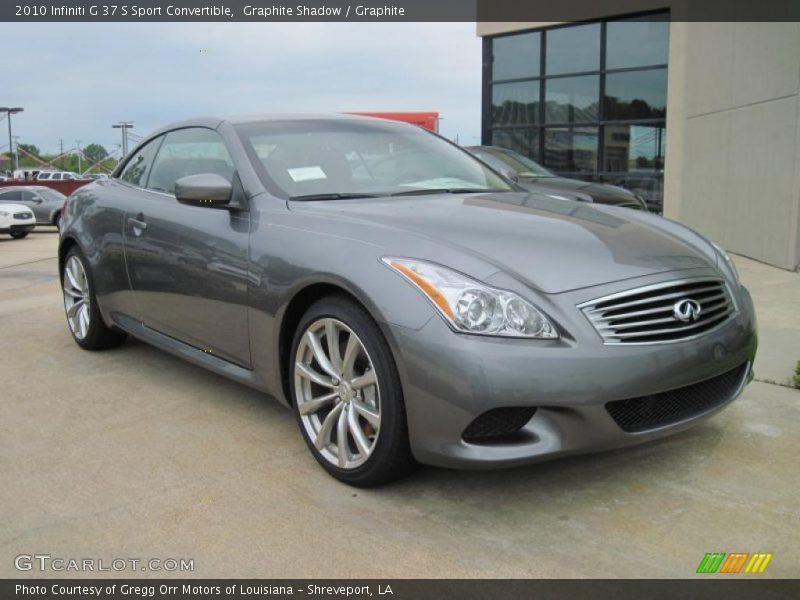  2010 G 37 S Sport Convertible Graphite Shadow