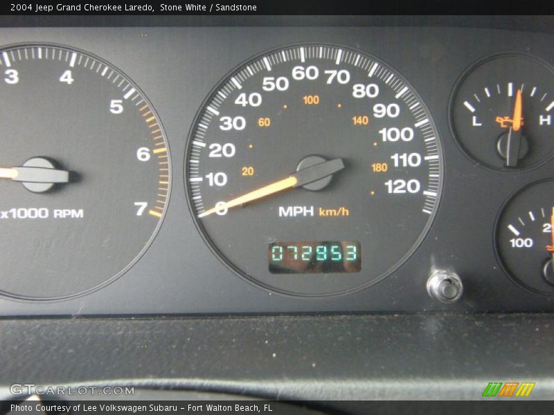 Stone White / Sandstone 2004 Jeep Grand Cherokee Laredo
