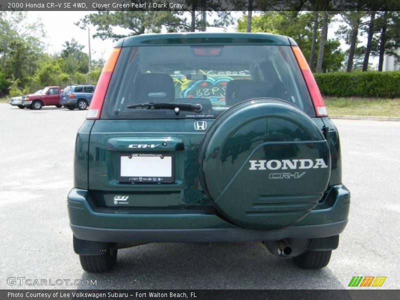 Clover Green Pearl / Dark Gray 2000 Honda CR-V SE 4WD
