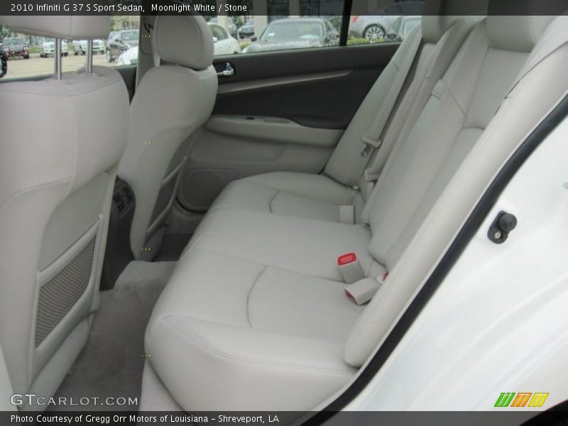 Moonlight White / Stone 2010 Infiniti G 37 S Sport Sedan
