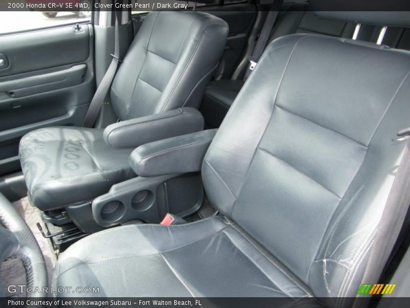 Clover Green Pearl / Dark Gray 2000 Honda CR-V SE 4WD
