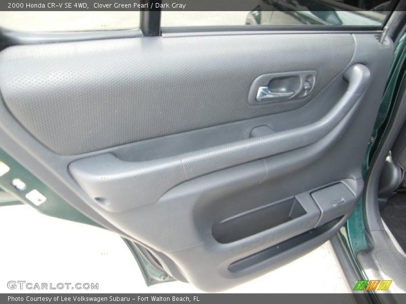 Clover Green Pearl / Dark Gray 2000 Honda CR-V SE 4WD