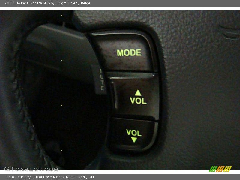 Bright Silver / Beige 2007 Hyundai Sonata SE V6