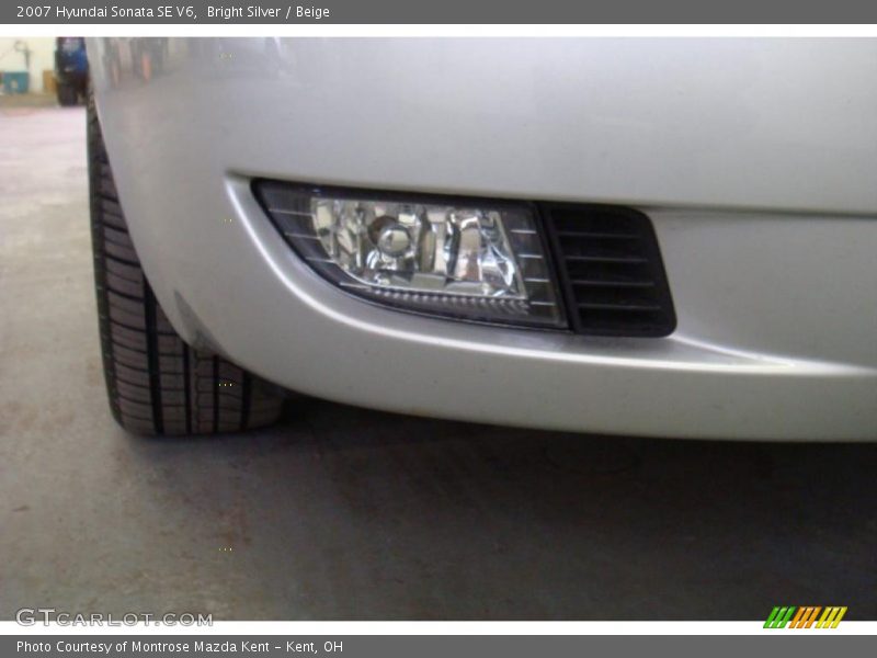 Bright Silver / Beige 2007 Hyundai Sonata SE V6