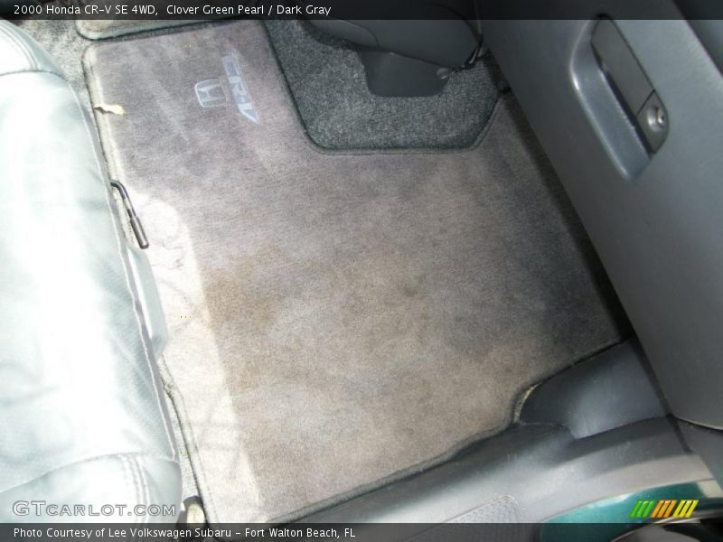 Clover Green Pearl / Dark Gray 2000 Honda CR-V SE 4WD