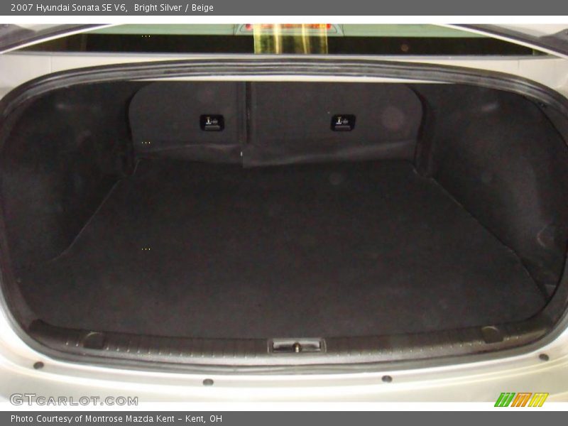Bright Silver / Beige 2007 Hyundai Sonata SE V6