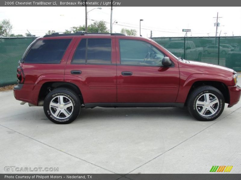 Bordeaux Red Metallic / Light Gray 2006 Chevrolet TrailBlazer LS