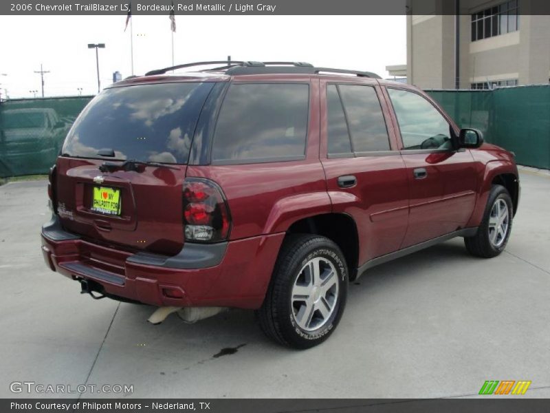 Bordeaux Red Metallic / Light Gray 2006 Chevrolet TrailBlazer LS