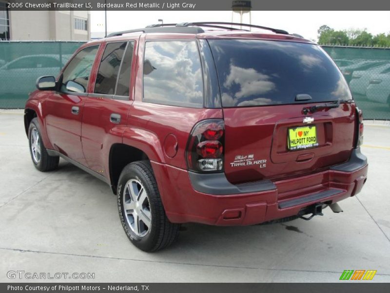 Bordeaux Red Metallic / Light Gray 2006 Chevrolet TrailBlazer LS