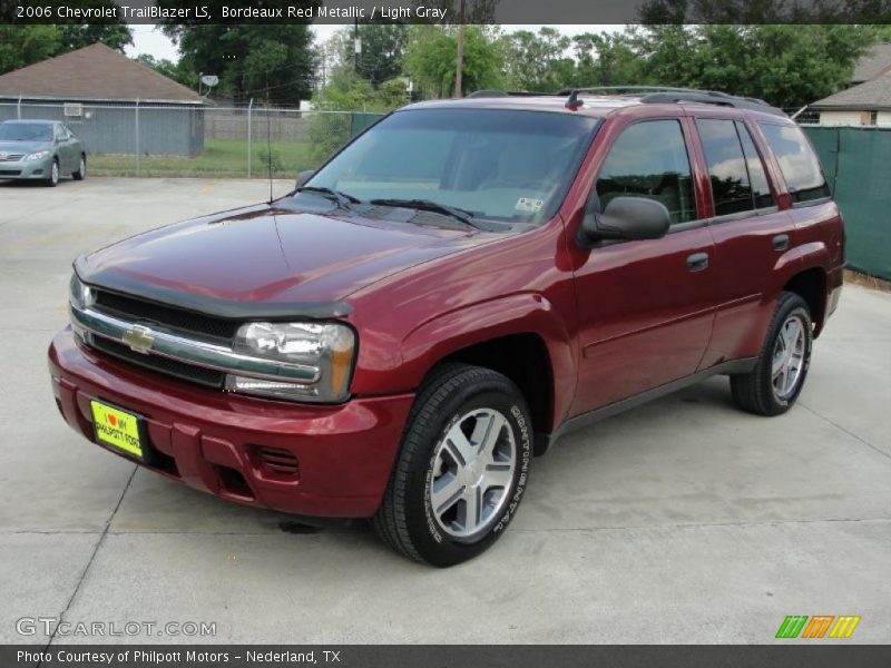 Bordeaux Red Metallic / Light Gray 2006 Chevrolet TrailBlazer LS