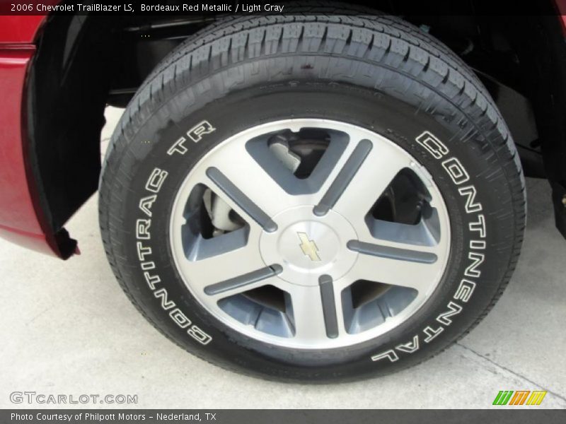 Bordeaux Red Metallic / Light Gray 2006 Chevrolet TrailBlazer LS