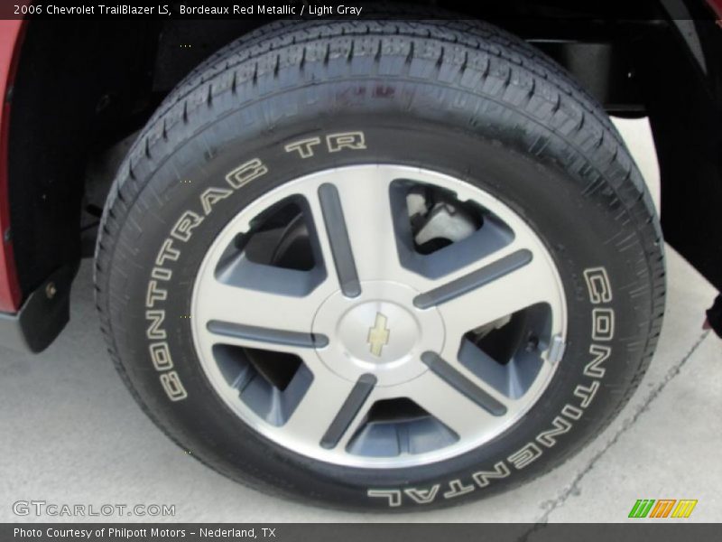 Bordeaux Red Metallic / Light Gray 2006 Chevrolet TrailBlazer LS