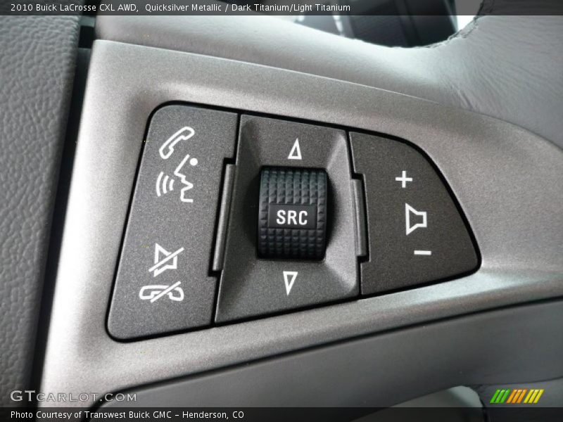 Quicksilver Metallic / Dark Titanium/Light Titanium 2010 Buick LaCrosse CXL AWD