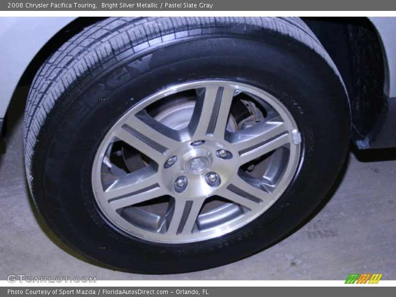 Bright Silver Metallic / Pastel Slate Gray 2008 Chrysler Pacifica Touring