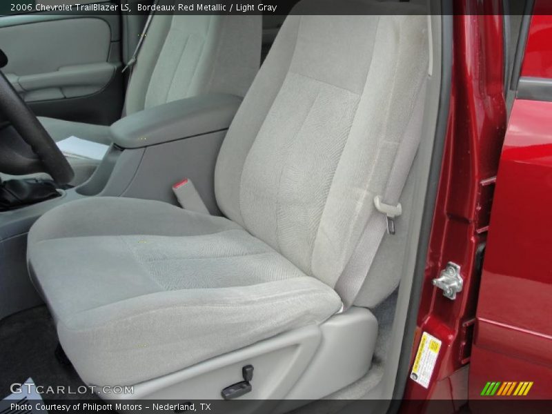 Bordeaux Red Metallic / Light Gray 2006 Chevrolet TrailBlazer LS