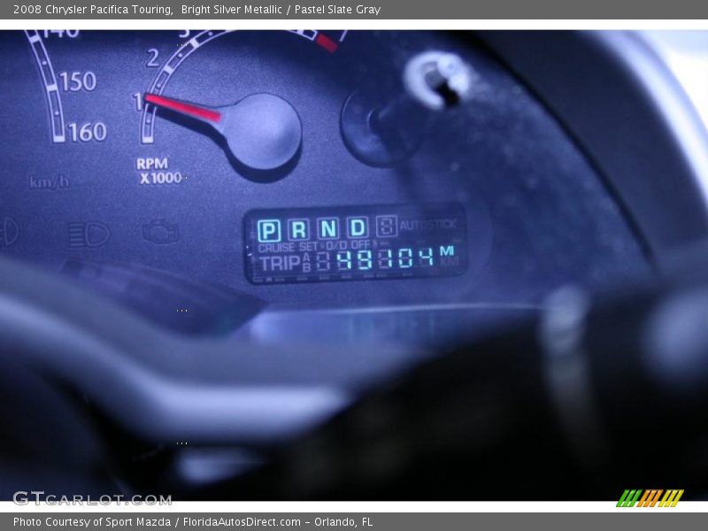 Bright Silver Metallic / Pastel Slate Gray 2008 Chrysler Pacifica Touring