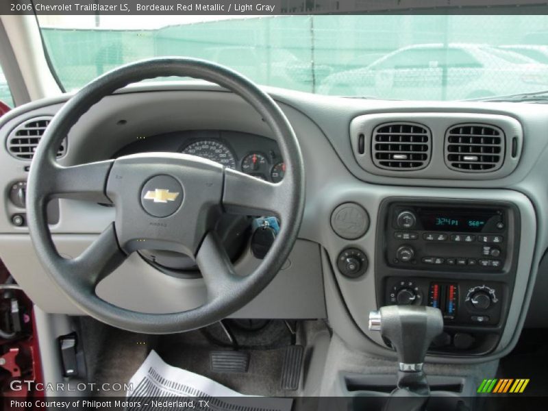 Bordeaux Red Metallic / Light Gray 2006 Chevrolet TrailBlazer LS