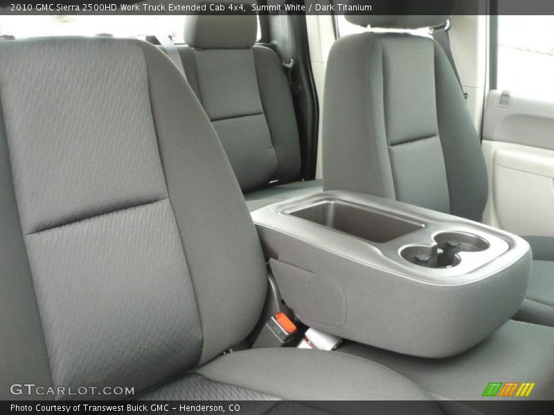 Summit White / Dark Titanium 2010 GMC Sierra 2500HD Work Truck Extended Cab 4x4