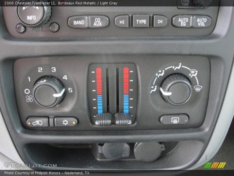 Bordeaux Red Metallic / Light Gray 2006 Chevrolet TrailBlazer LS