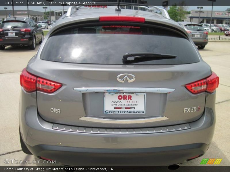 Platinum Graphite / Graphite 2010 Infiniti FX 50 AWD