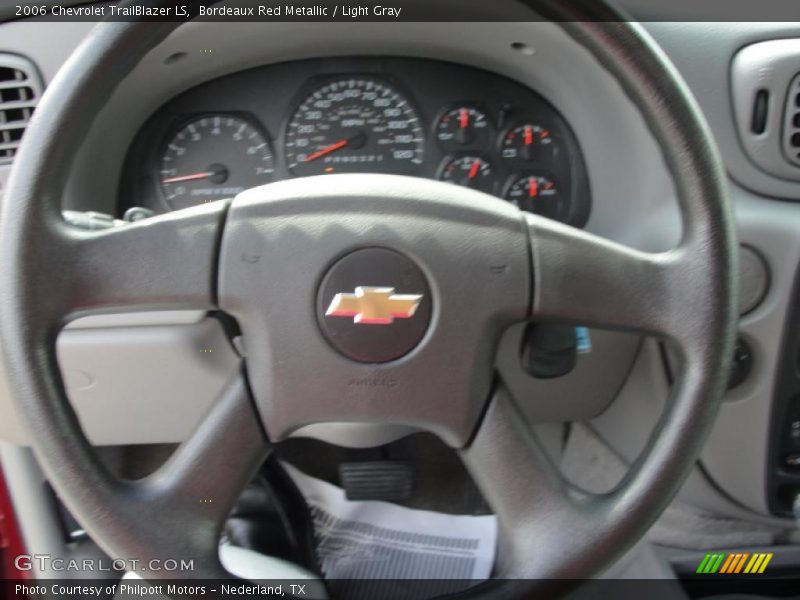 Bordeaux Red Metallic / Light Gray 2006 Chevrolet TrailBlazer LS