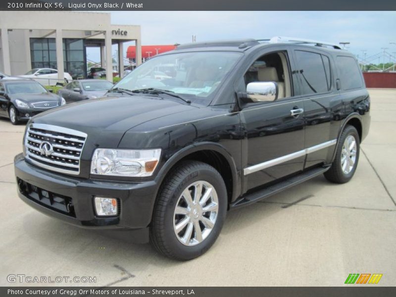 Liquid Onyx Black / Wheat 2010 Infiniti QX 56