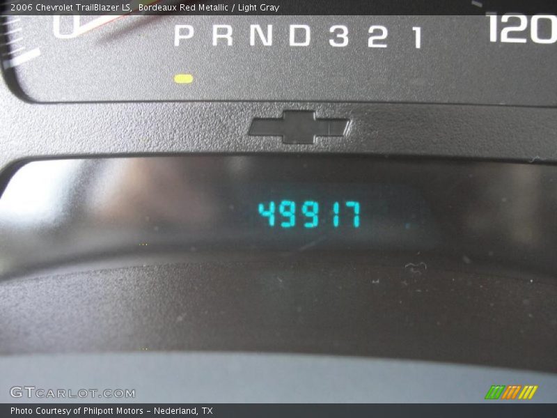 Bordeaux Red Metallic / Light Gray 2006 Chevrolet TrailBlazer LS