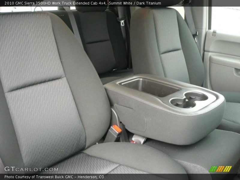 Summit White / Dark Titanium 2010 GMC Sierra 3500HD Work Truck Extended Cab 4x4