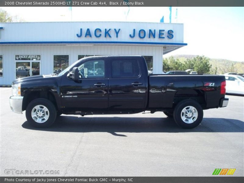 Black / Ebony Black 2008 Chevrolet Silverado 2500HD LT Z71 Crew Cab 4x4
