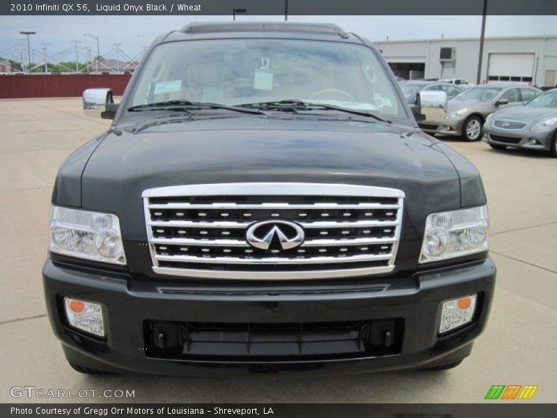 Liquid Onyx Black / Wheat 2010 Infiniti QX 56