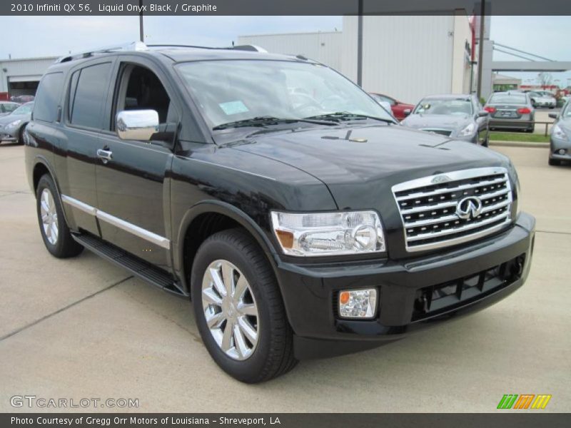 Liquid Onyx Black / Graphite 2010 Infiniti QX 56
